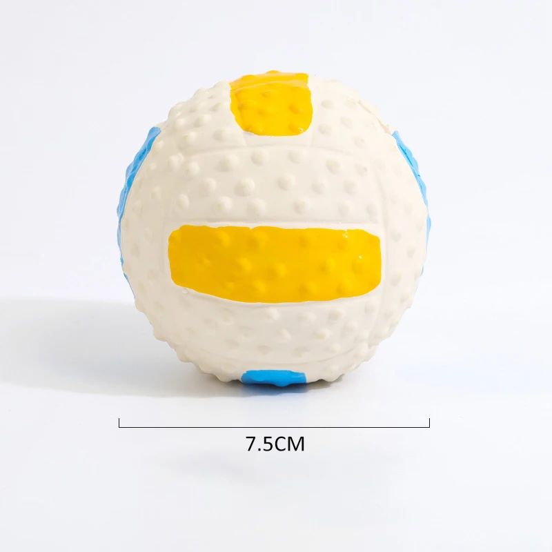 Squeaky Dog Toy Chew Rubber Balls Toy for Small Large Dogs Puppy Interactive Durable Dog Toy Pet Training Dog Accessories - Image 4