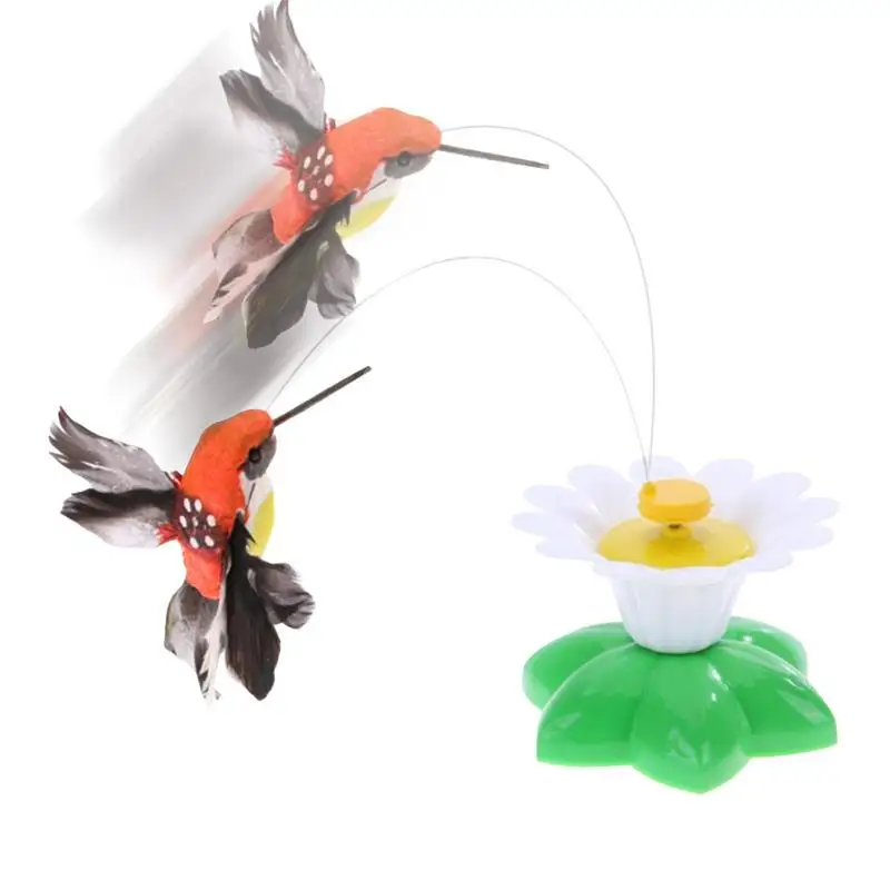 Automatic Electric Rotating Cat Toy Colorful Bird Animal Shape Plastic Funny Pet Dog Kitten Interactive Toys Pet Toys - Image 4